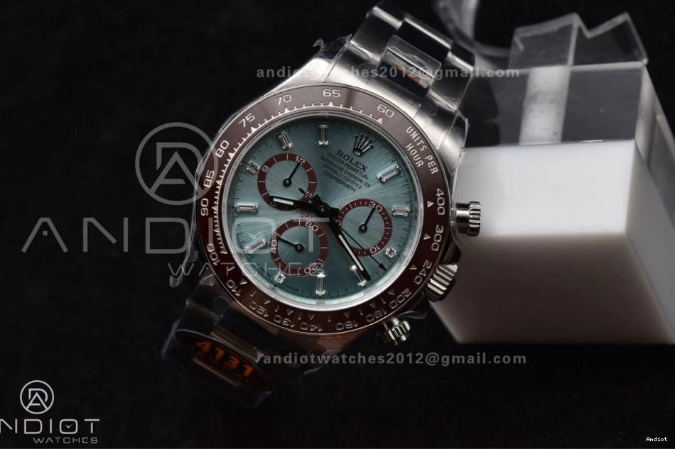 Blue SH4131 Daytona Best 126506 on Ice QF Dial SS 1:1 Crystal YG V5 Edition Marker Braclet 0501